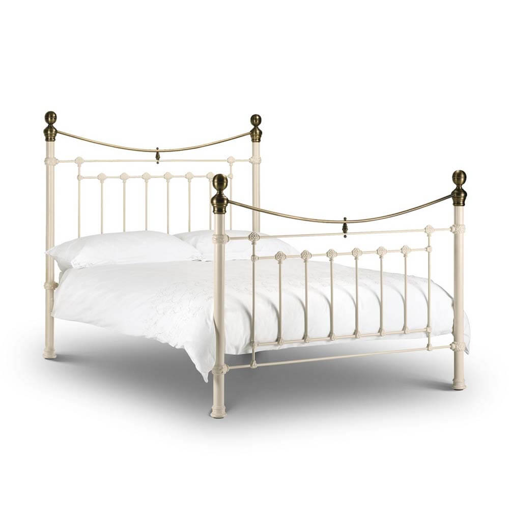 Julian Bowen Victoria White Bed Frame Small Double