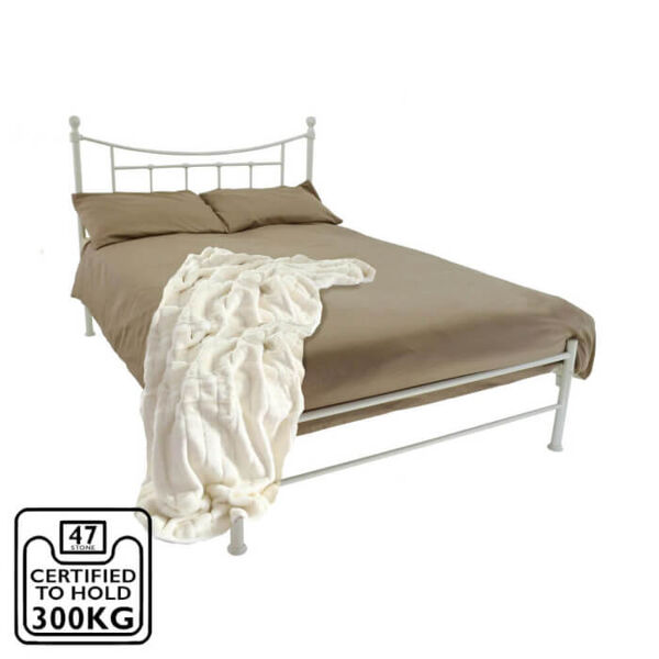 Bristol Double Ivory Bed Frame