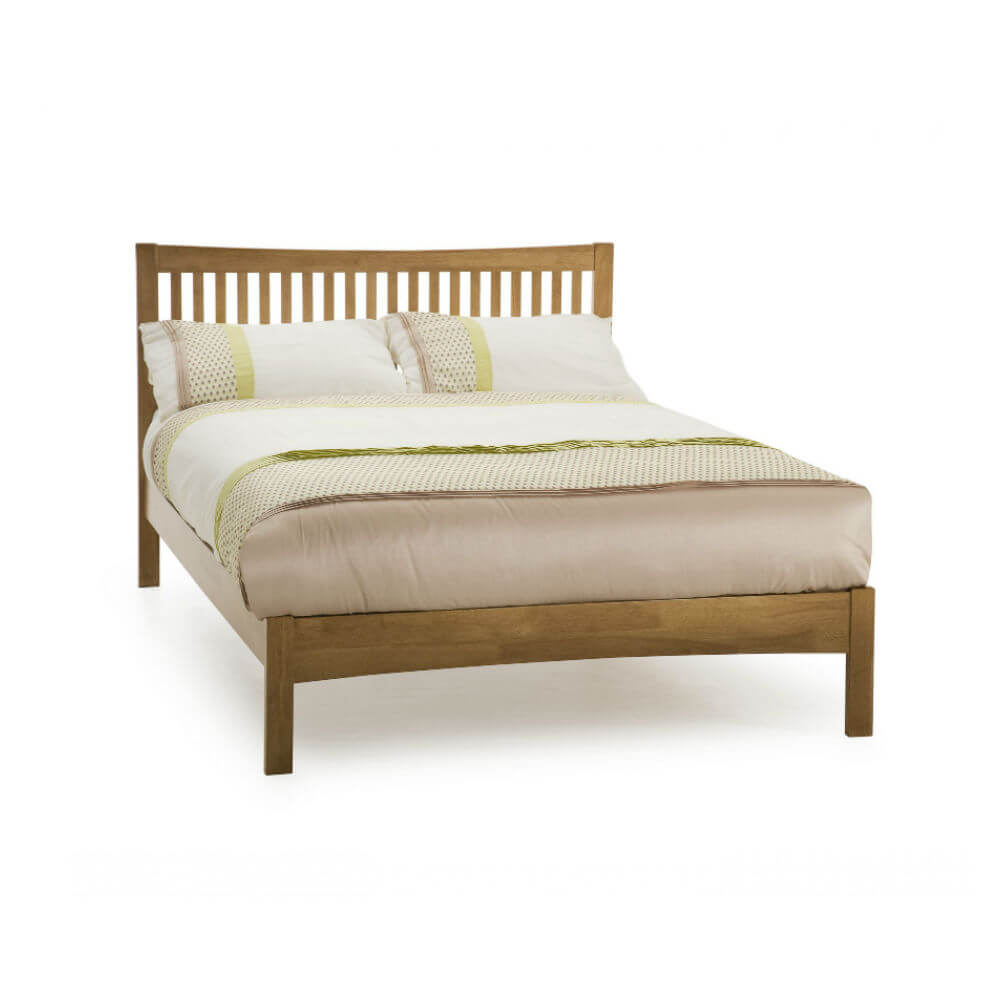 Serene Mya Bed Frame Honey Oak Double Serene Mya Bed Frame Honey Oak Double