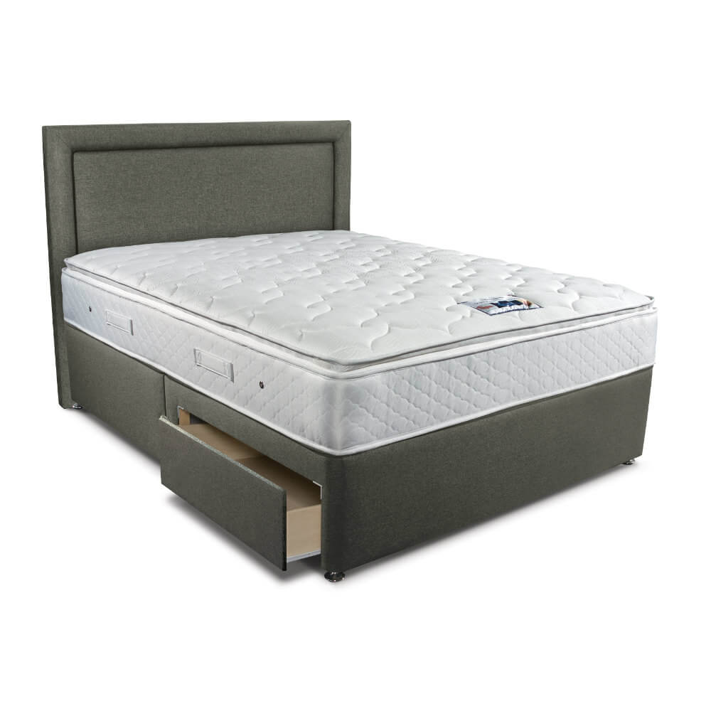 Sleepeezee Memory Comfort 1000 Ottoman Bed Super King Size