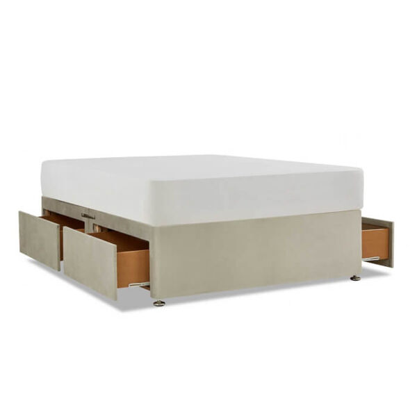 Solid Divan Base with Drawers