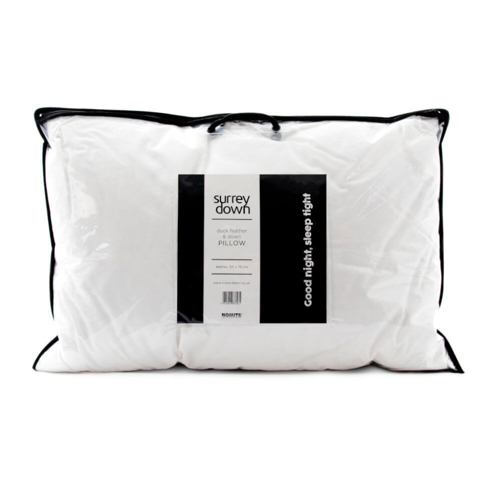 Surrey Down Duck Feather & Down Pillows Continental
