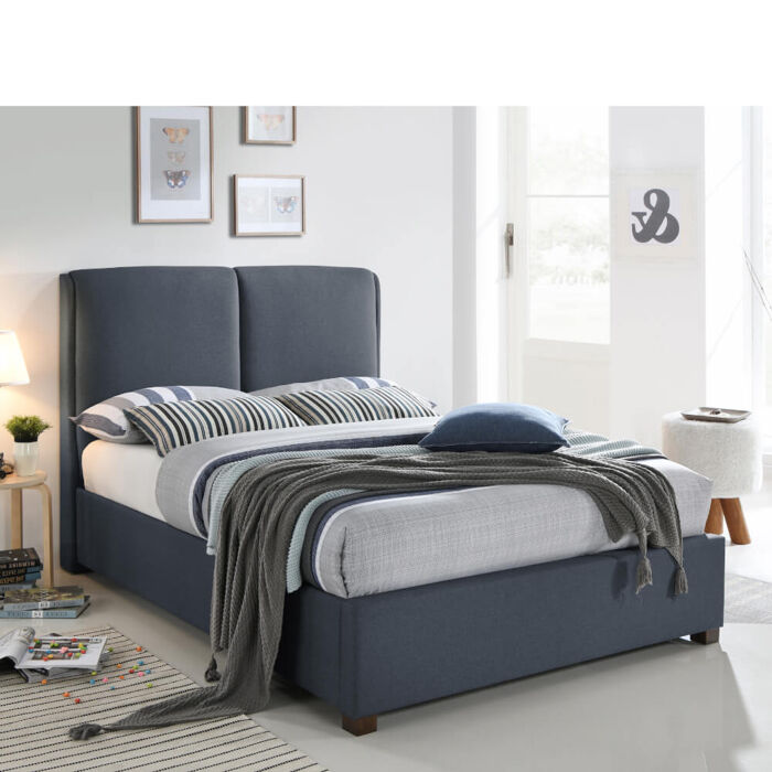 Time Living Oakland Bed Frame Dark Grey