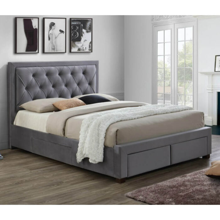 Birlea Woodbury Bed Frame Grey