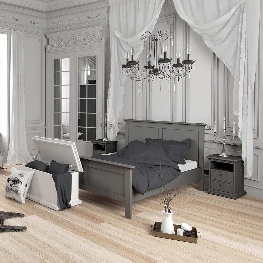 Paris Grey Bed Frame