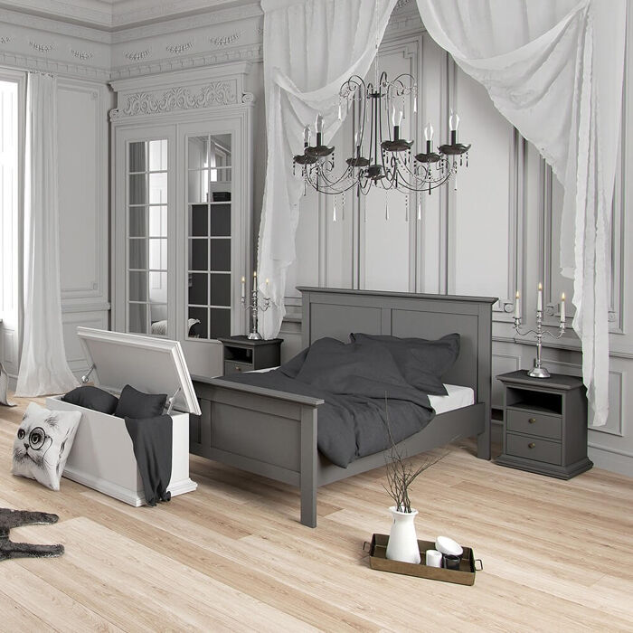 Paris Grey Bed Frame