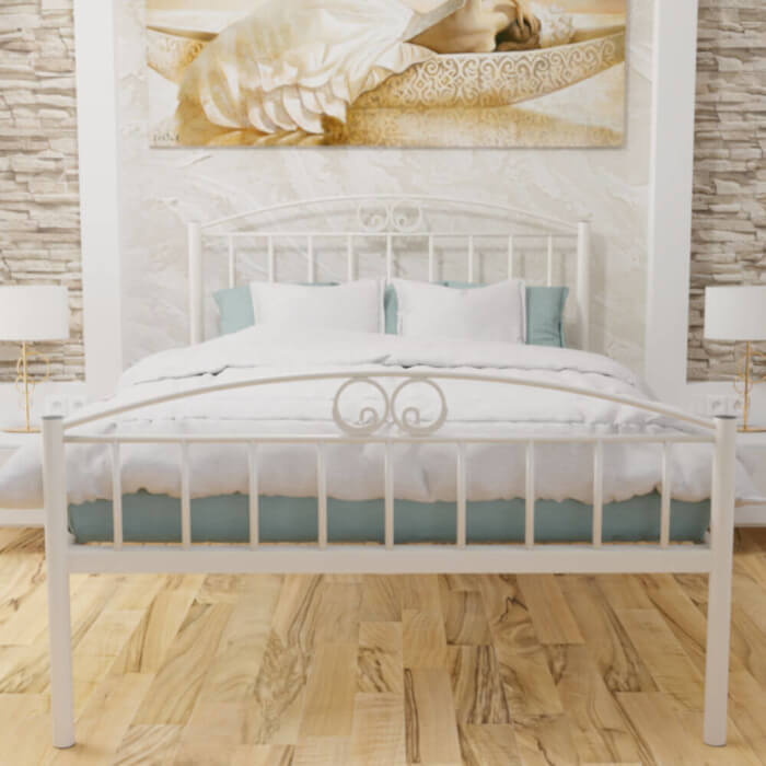 Holly High Foot End Bed Frame Ivory