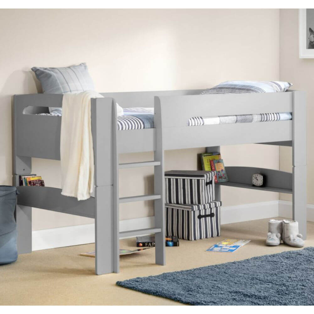 Julian Bowen Pluto Midsleeper Bed Grey