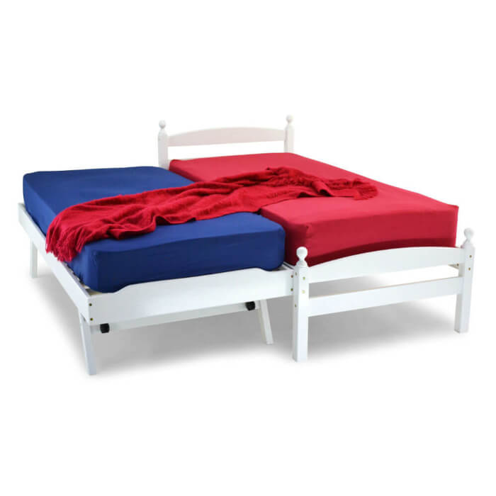 Palermo 2 in 1 Guest Bed White