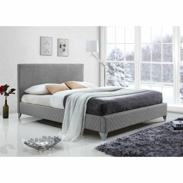 Time Living Brooklyn Bed Frame Grey