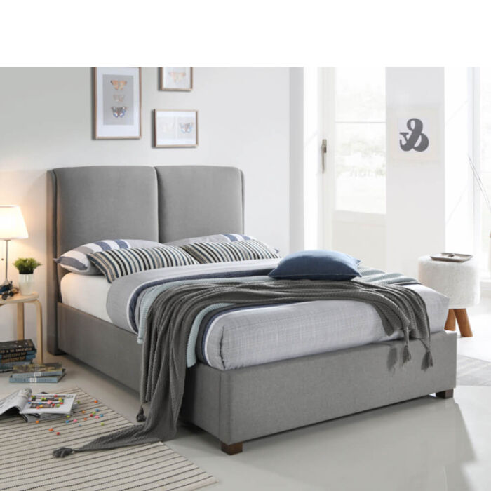Time Living Oakland Bed Frame Light Grey