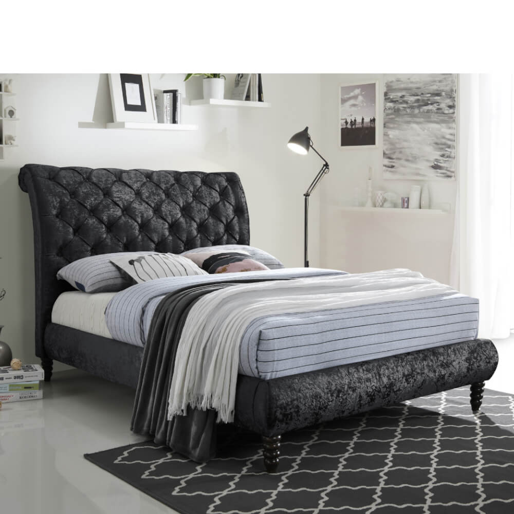 Time Living Venice Bed Frame Black