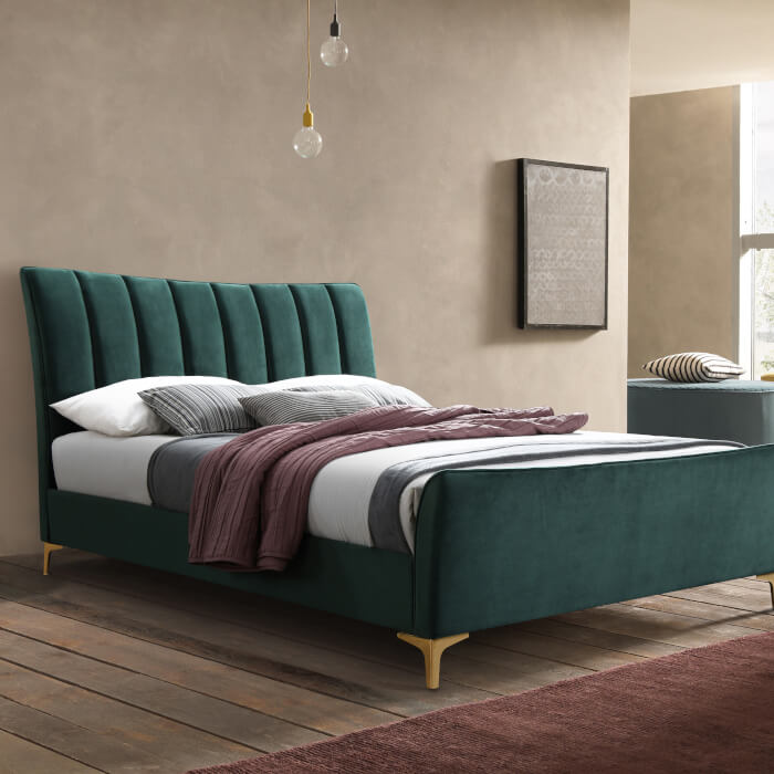 Birlea Clover Bed Frame Green
