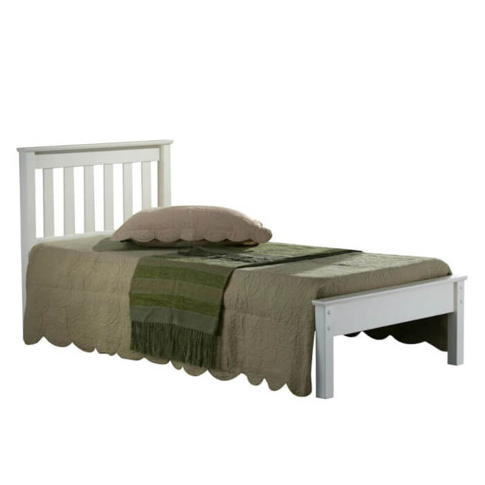 Birlea Denver White Single Bed Frame