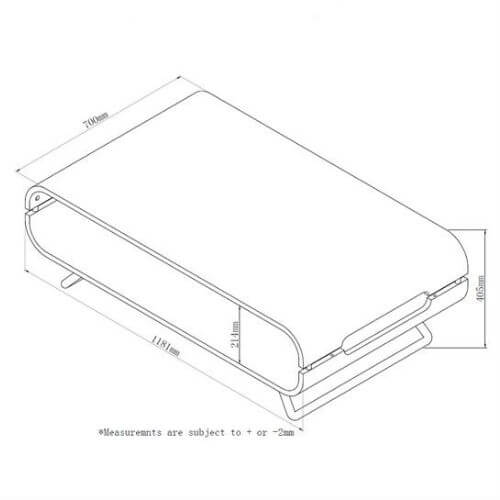 Jual Curve JF302 Coffee Table