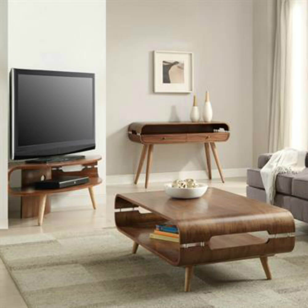 Jual JF701 Walnut Corner TV Stand Jual JF701 Walnut Corner TV Stand