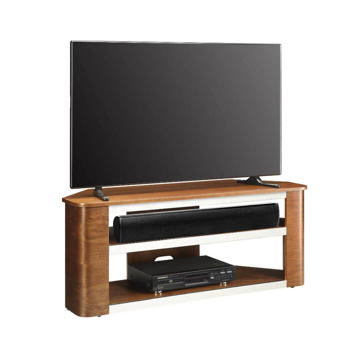 Jual JF708 Walnut Acoustic TV Stand