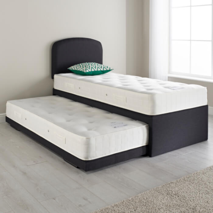 Relyon Upholstered Guest Bed & Pocket Sprung Mattresses