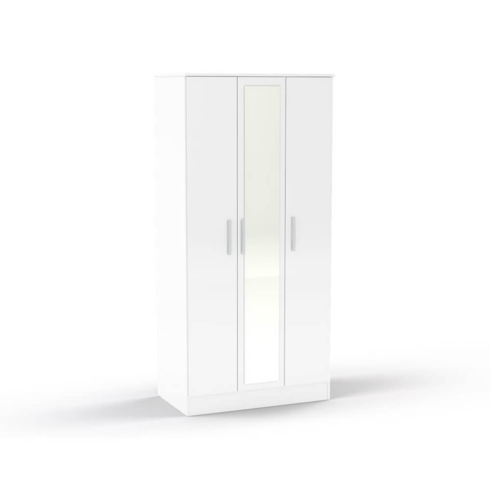 Birlea Lynx 3 Door Robe White