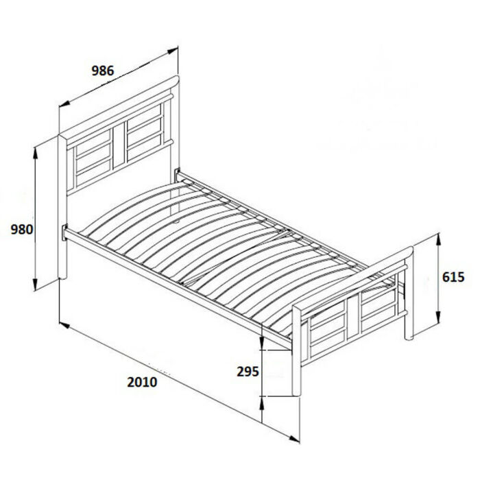 Birlea Montana Bed Frame 90cm