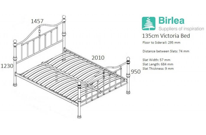 Birlea Victoria Bed Frame 135cm