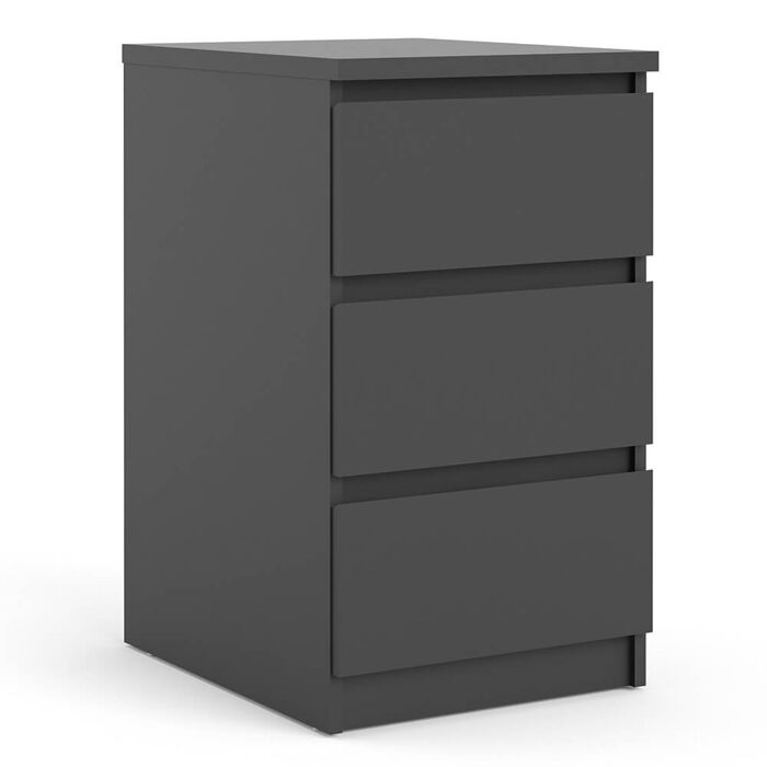 Naia 3 Drawer Bedside Chest