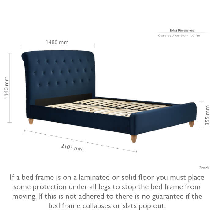 Birlea Brompton Bed Frame 135cm