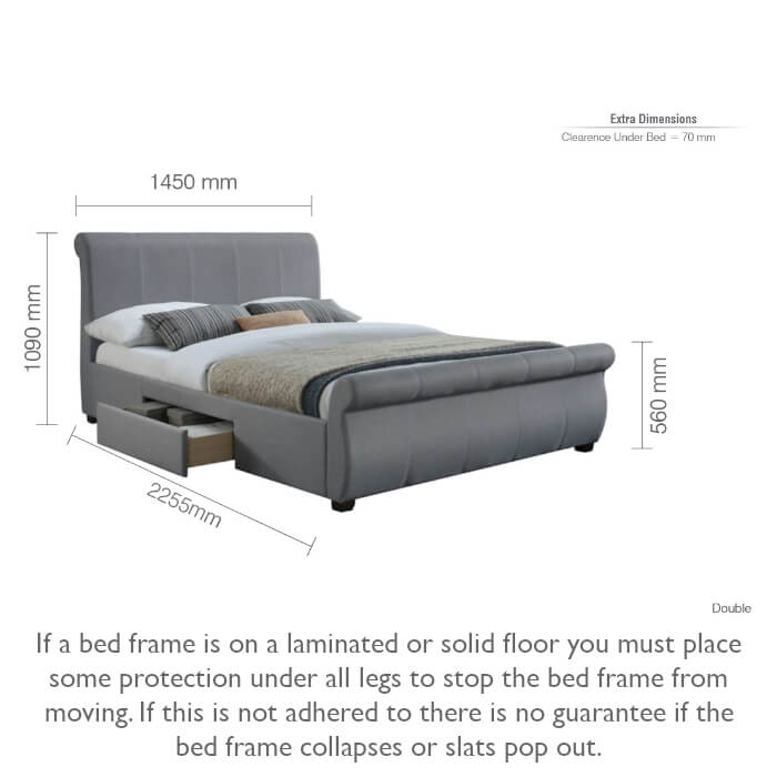 Birlea Lancaster Bed Frame Double