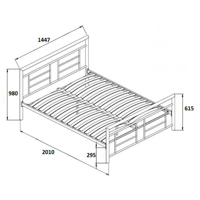 Birlea Montana Bed Frame 135cm
