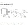 Jay-Be Value Rebound e-Fibre Folding Bed Double