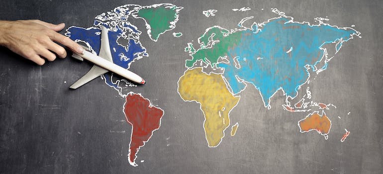 international labor law compliance is vital for global corporations depicted by a world map