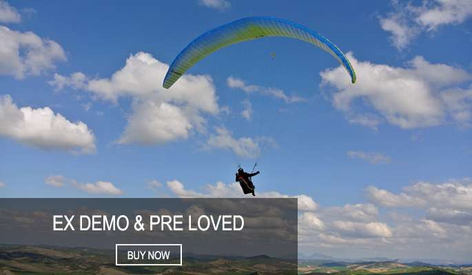 Used and preloved paragliding equipment