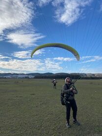 Ground handling for paramotor students