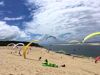 Crazy beach paragliding at Europe’s most loved coastal site
