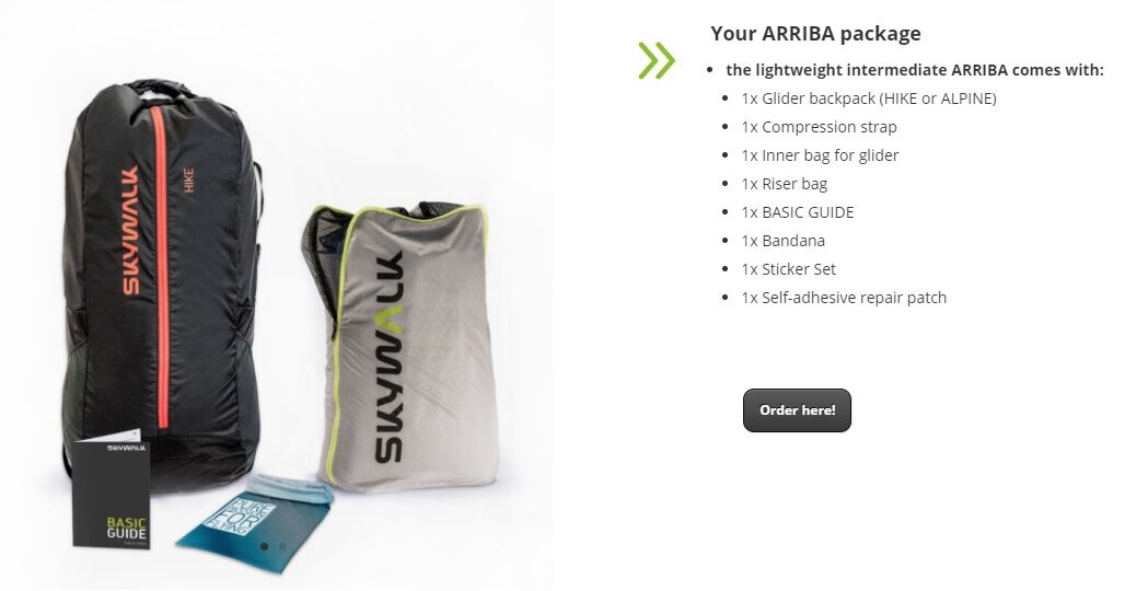 SkyWalk ARRIBA4 - Package