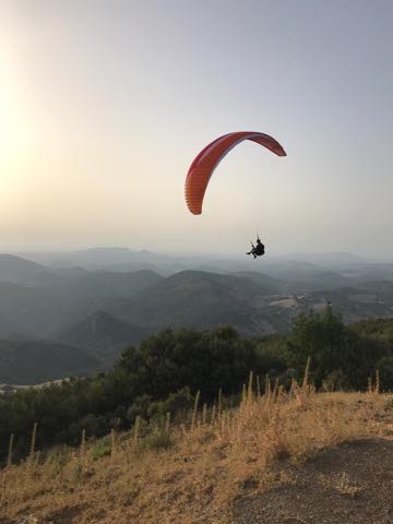 paragliding Soaring at Ronda la Vieja