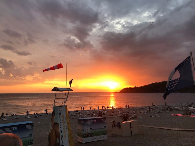 Turkish Sunset in Oludeniz SIv week