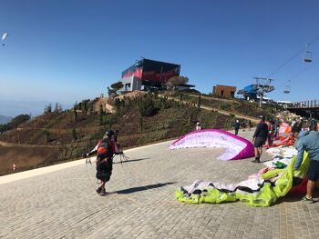 Paragliding turkey launch