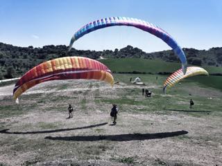 Paragliding practise makes pilots