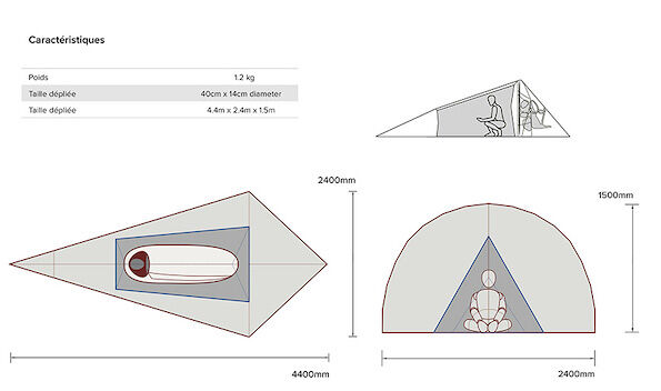 Gin paramotor Tent