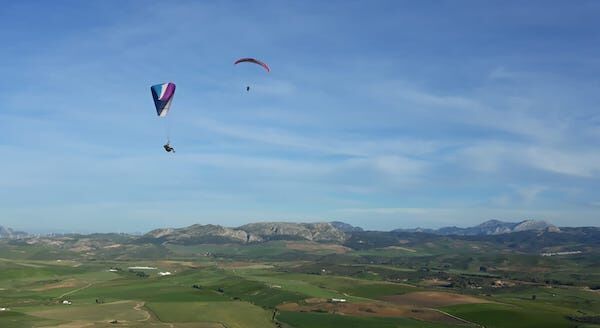 club pilot Soaring & top landing practical