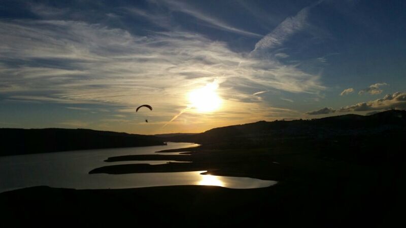 BBC adventurer Ben Fogle learns to fly paramotors at FlySpain