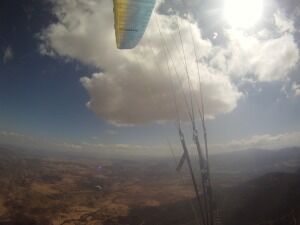 Great flying, 7,000ft and climbing, we've lost just 4 days in two months
