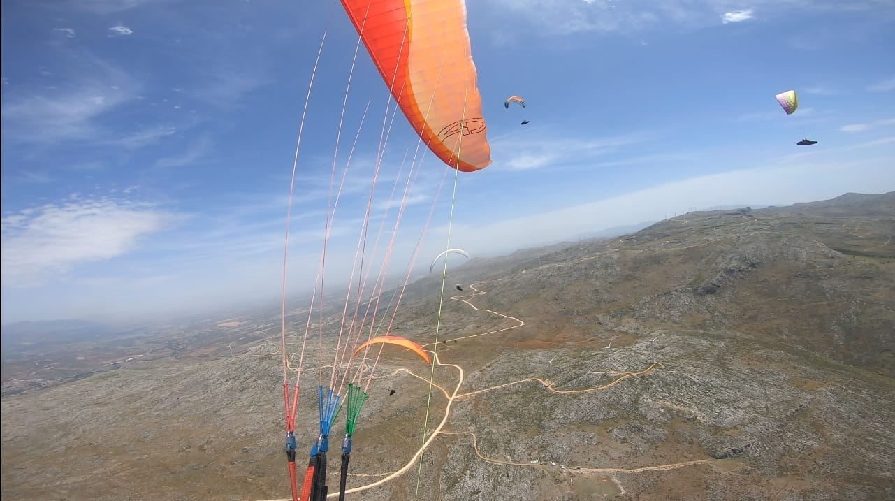 May in Spain paragliding is mega...