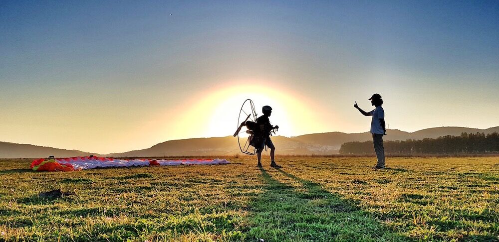 Amazing  Paramotor Tuition a huge success this February