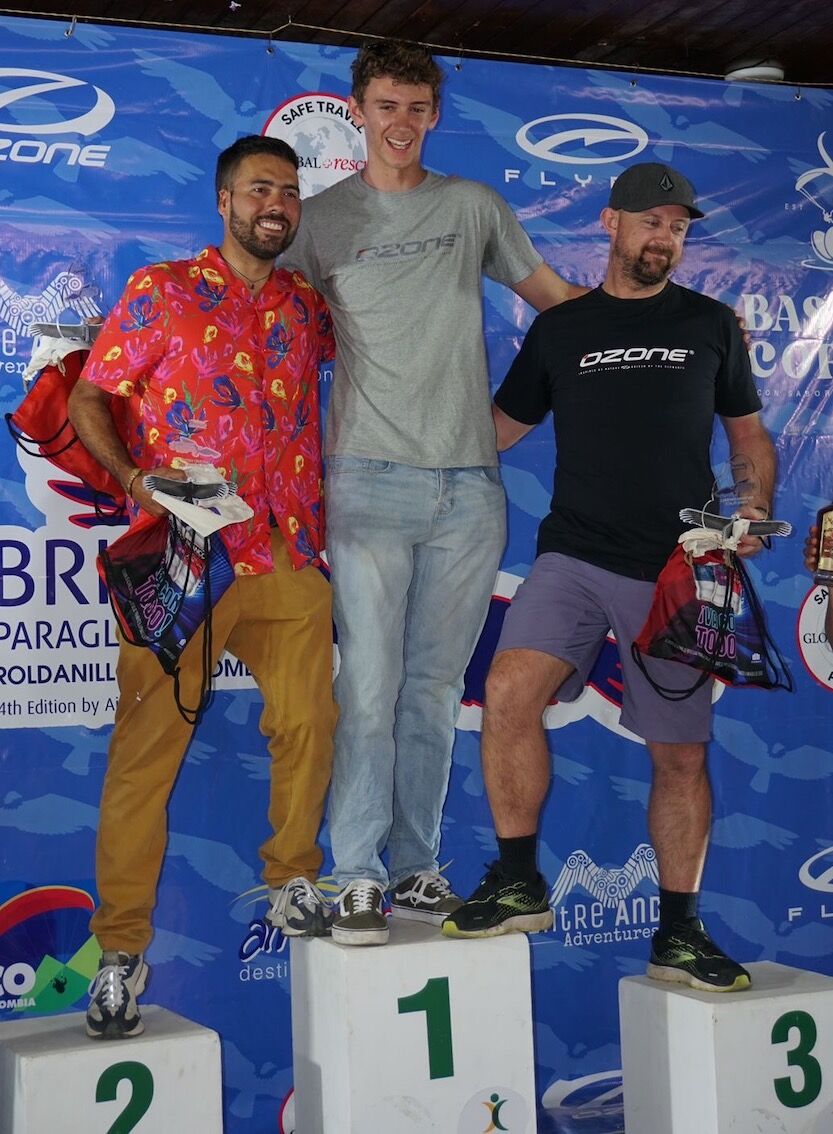 Dylan Mansley of FlySpain wins British Paragliding Championships in Colombia