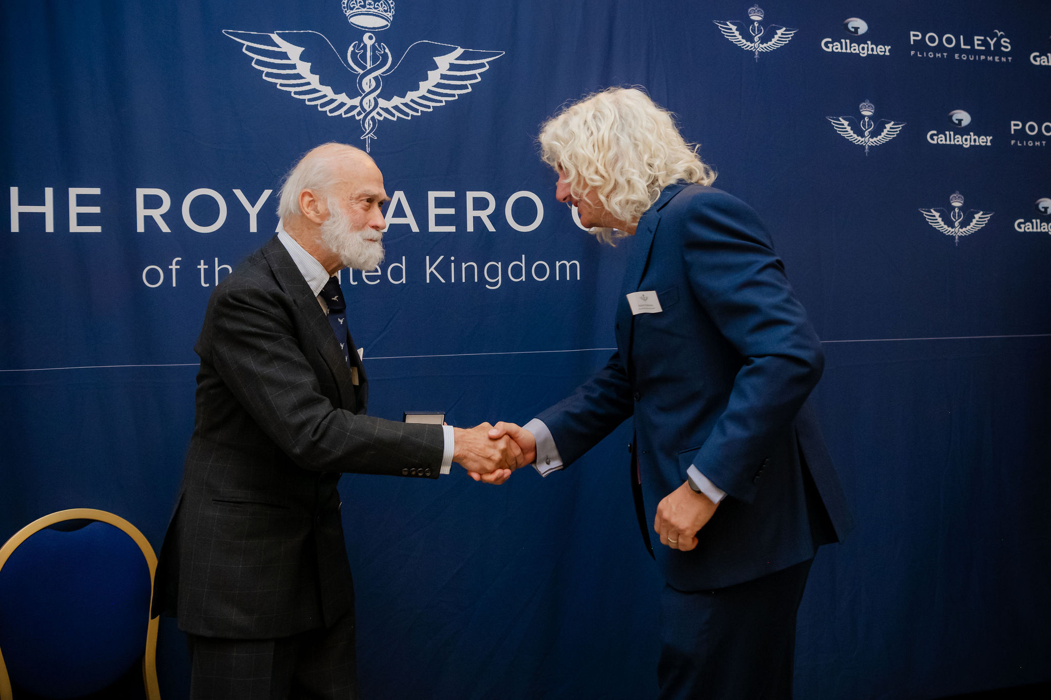 Rob meets his highness at Royal Aero club