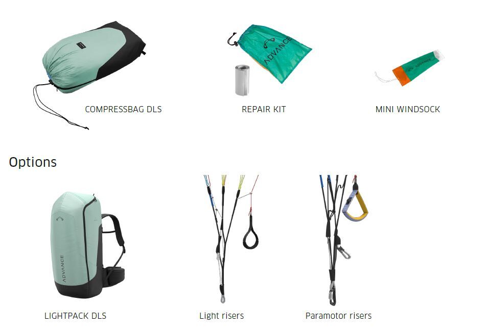 Advance Epsilon DLS scope of delivery