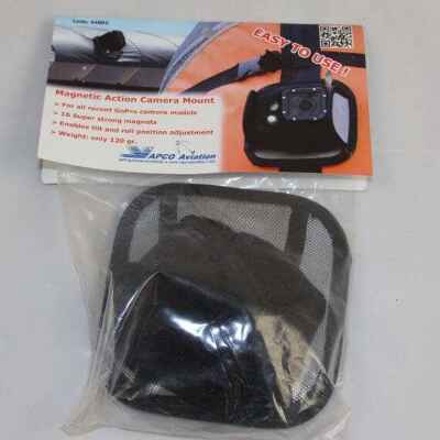 Go pro magnetic action camera for paragliding and paramotoring,