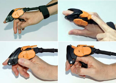 Chameleon finger throttle at FlySpain 